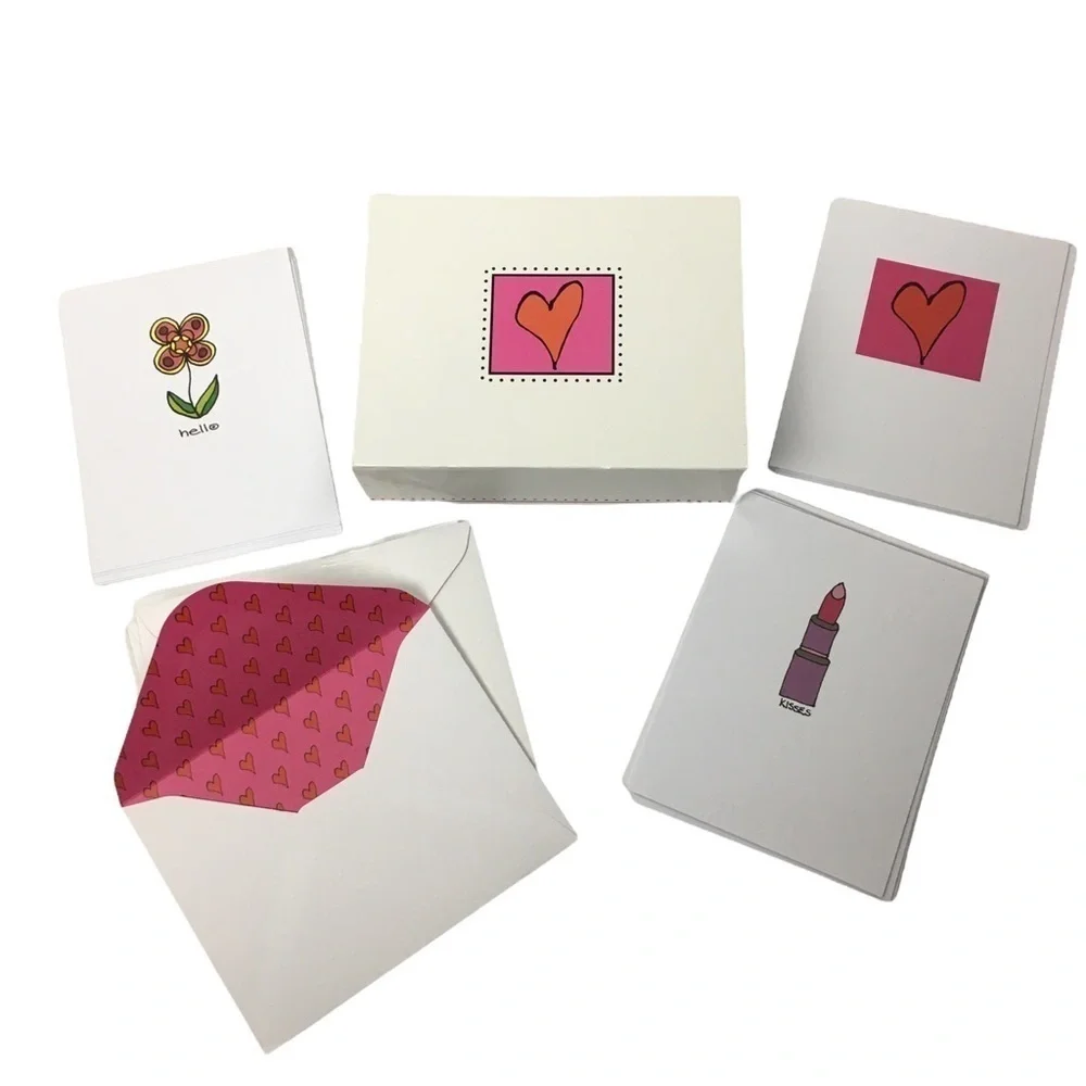 mark. Vintage Elissa Bloom Notecards Envelopes Set with Box Y2K Avon RARE